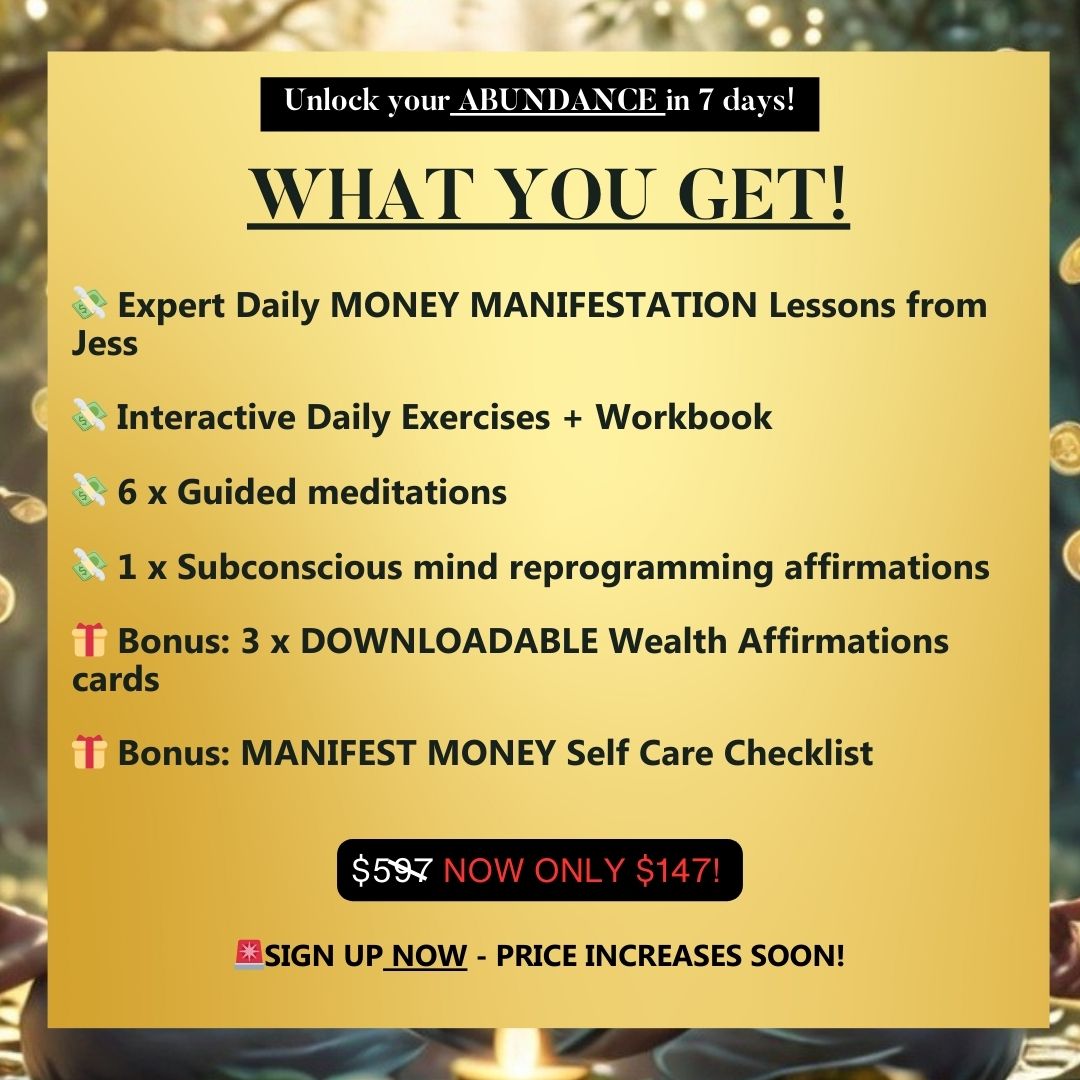 Manifest Money Masterclass