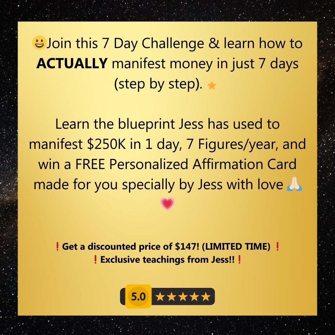 Manifest Money Masterclass