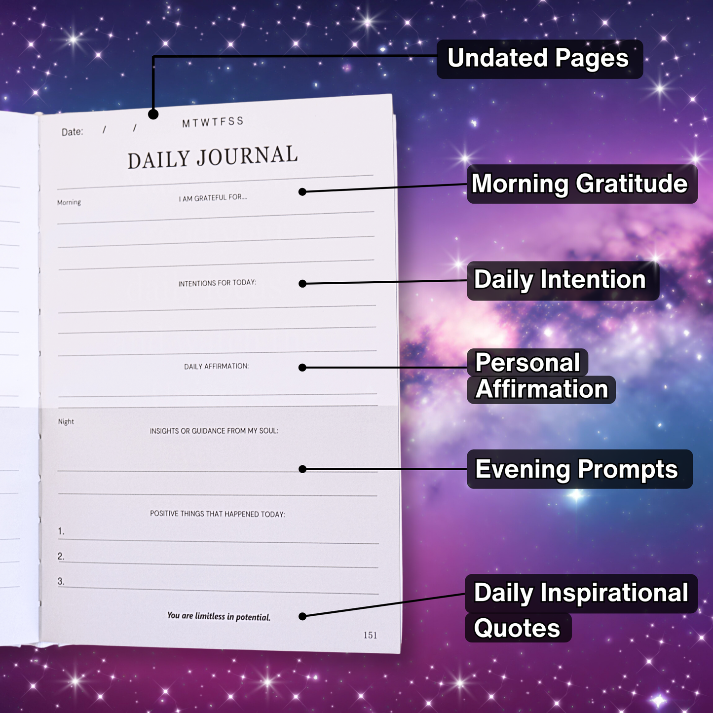 The Miracle Manifestation daily Journal
