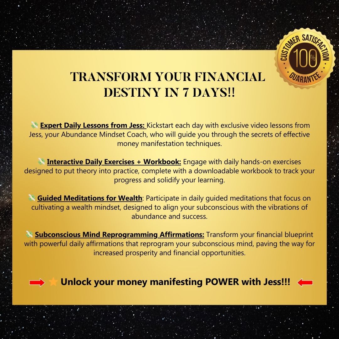 Manifest Money Masterclass