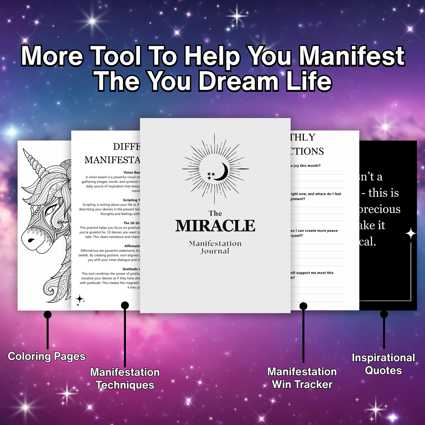 The Miracle Manifestation daily Journal