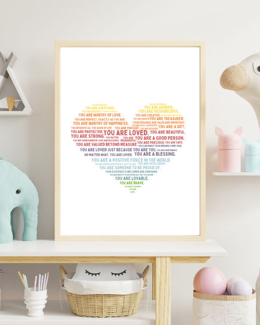 Printable Inner Child Affirmation Poster