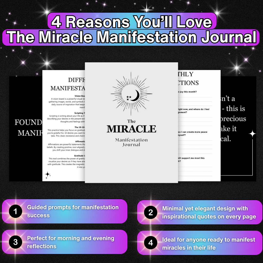 The Miracle Manifestation daily Journal