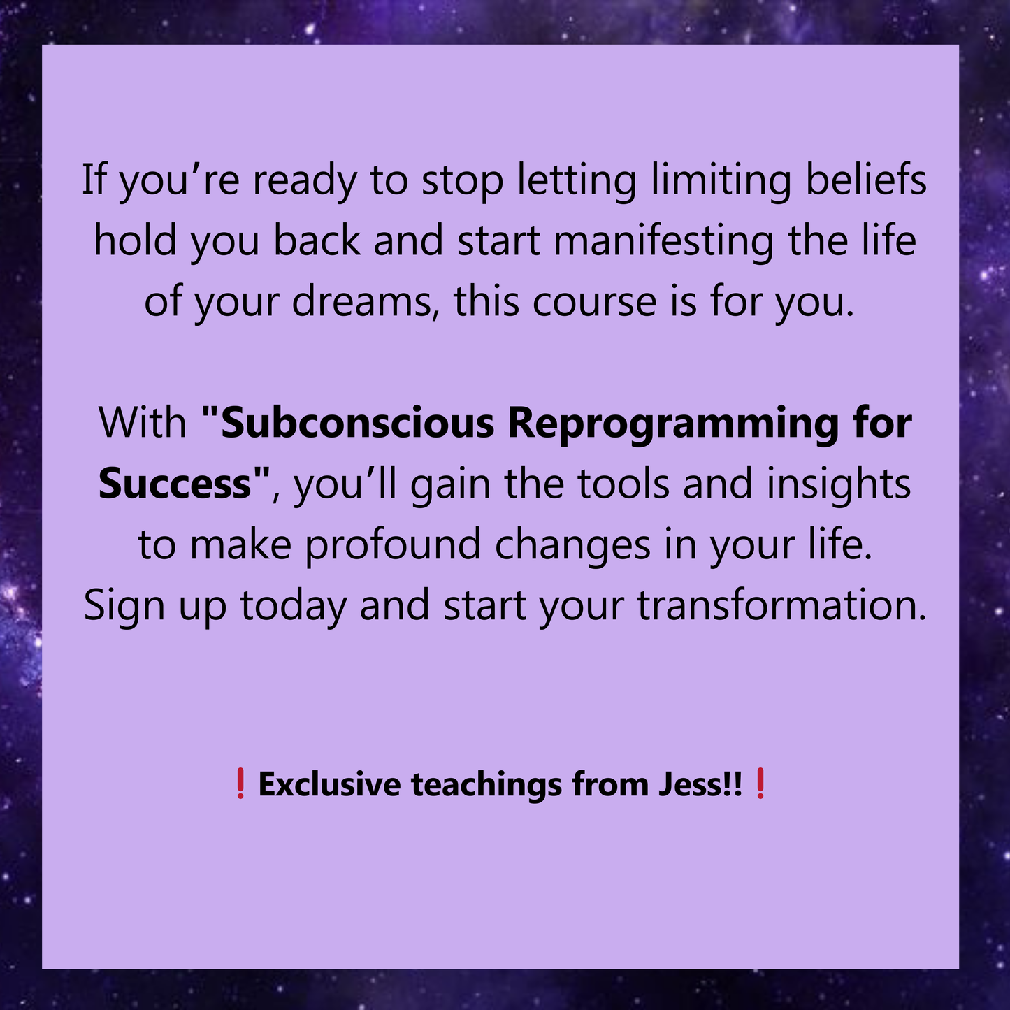 Law of Attraction Mastery Course