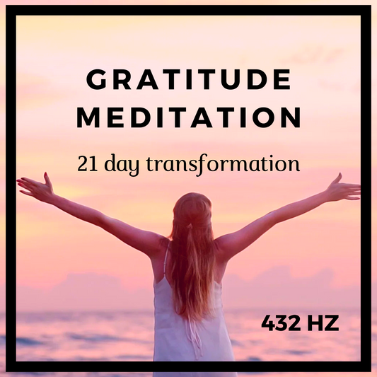 Gratitude Meditation ❤️️ 21 Day Transformation ❤️️ 432 HZ